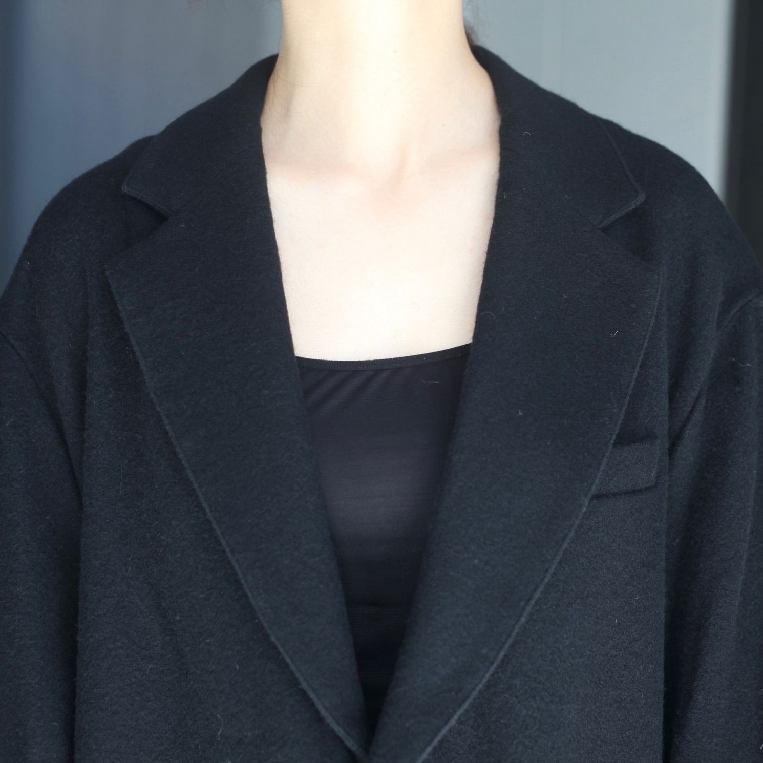 【残り一点】Wool/Cashmere Fleece Single Breasted Jacket