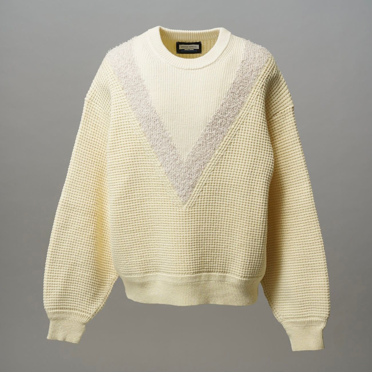 【残り一点】Prime Over V Switching Knit Pull Over