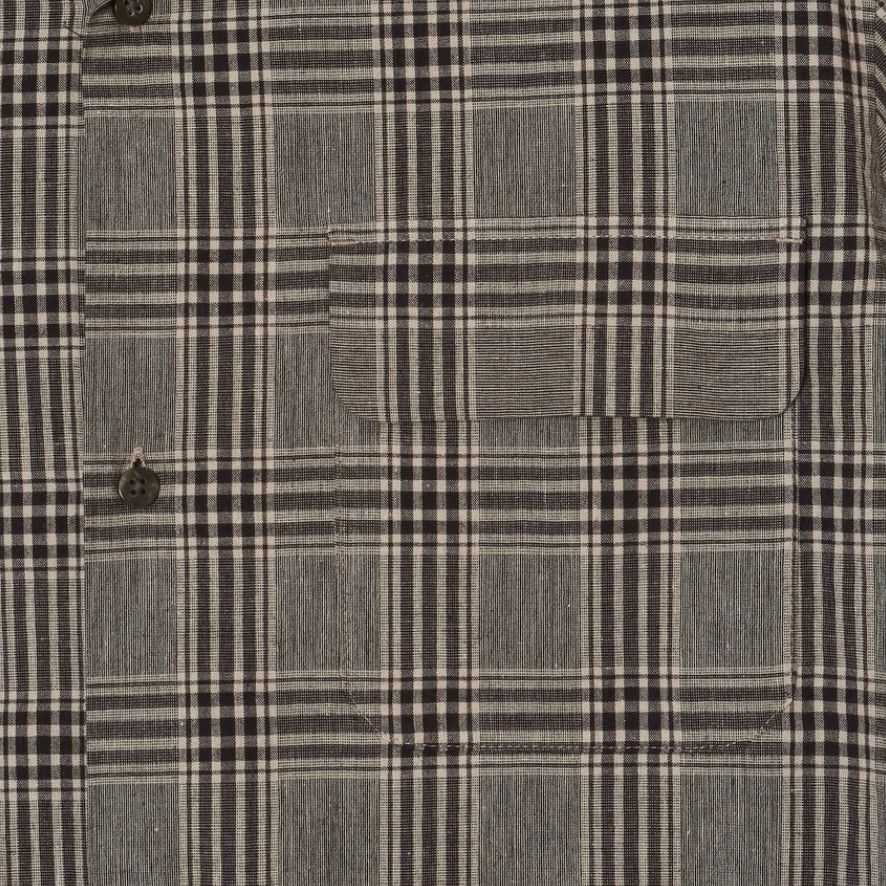 【残り一点】Linen Open Collor Half Sleeve Shirt