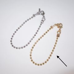 【残りわずか】Cutting Ball Bracelet(GOLD)