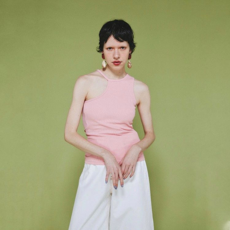 【残り一点】Asymmetry Neck Tank Top