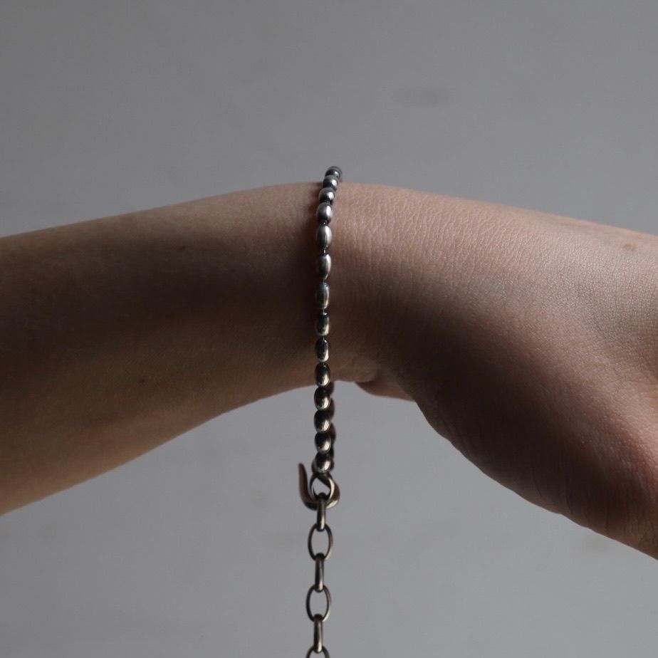 【お取り寄せ注文可能】Narrow Oval Bowl Chain Bracelet
