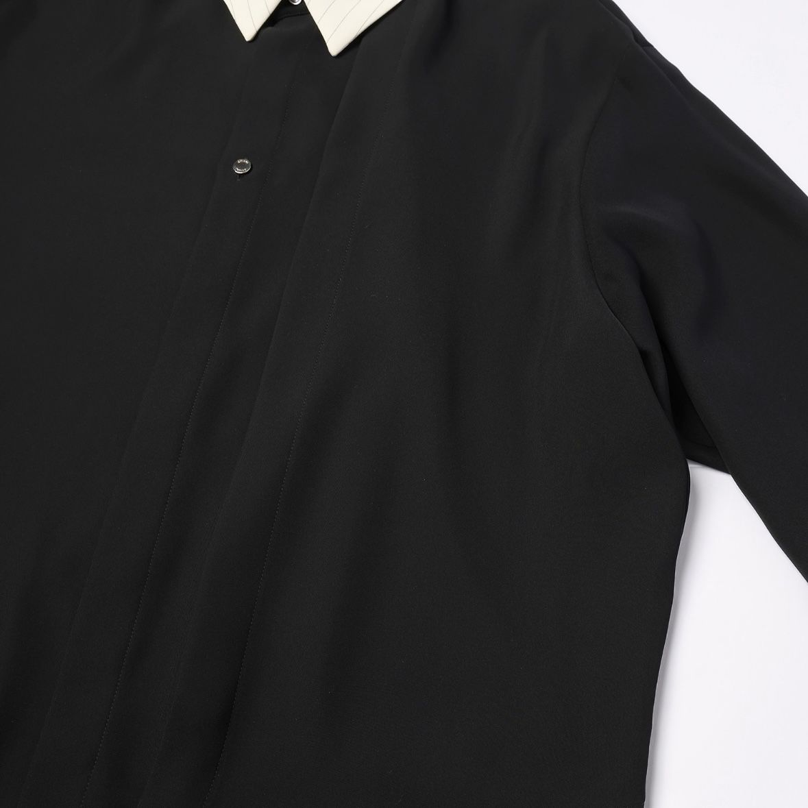 【残り一点】Double Satin Asymmetrical Layered Shirt