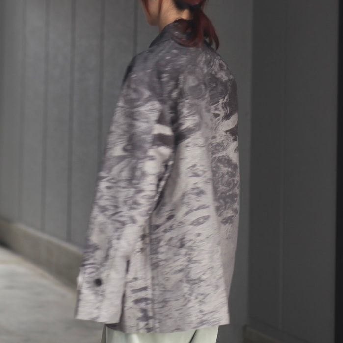【残り一点】Photo Jacquard Zip Blouson