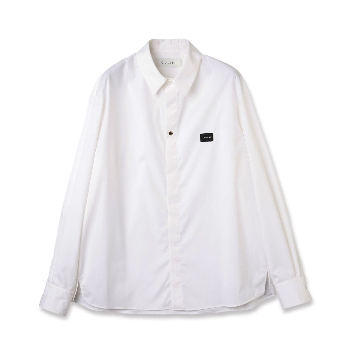 【残り一点】High Count Broad Front Fly Embroidery Patch Shirt