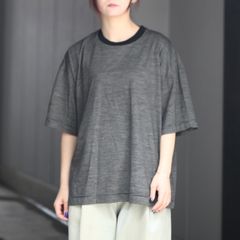 【残りわずか】32G Wool Stripe SS Tee