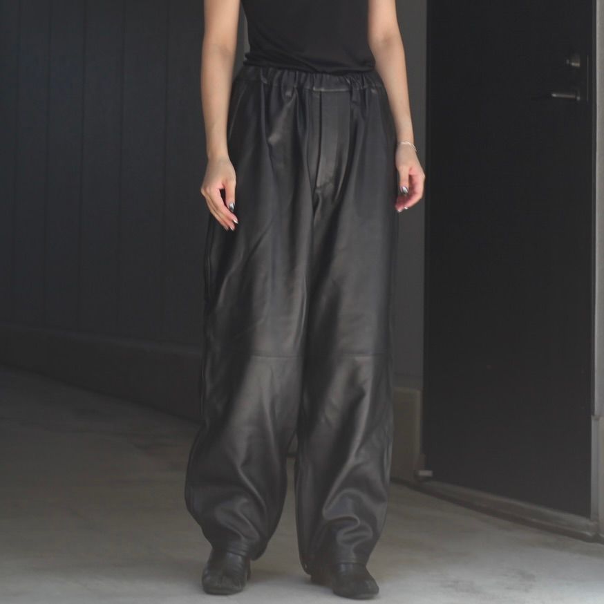 【残り一点】Sheep Leather Easy Trousers