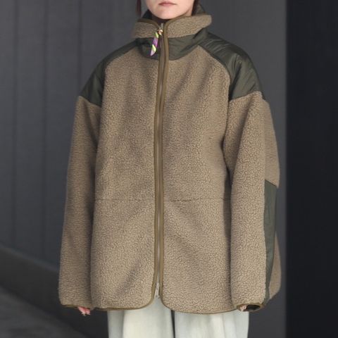 【残り一点】Reversible Fleece Down Jacket