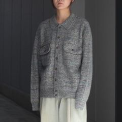 【残り一点】Rib Pattern Knit Jacket