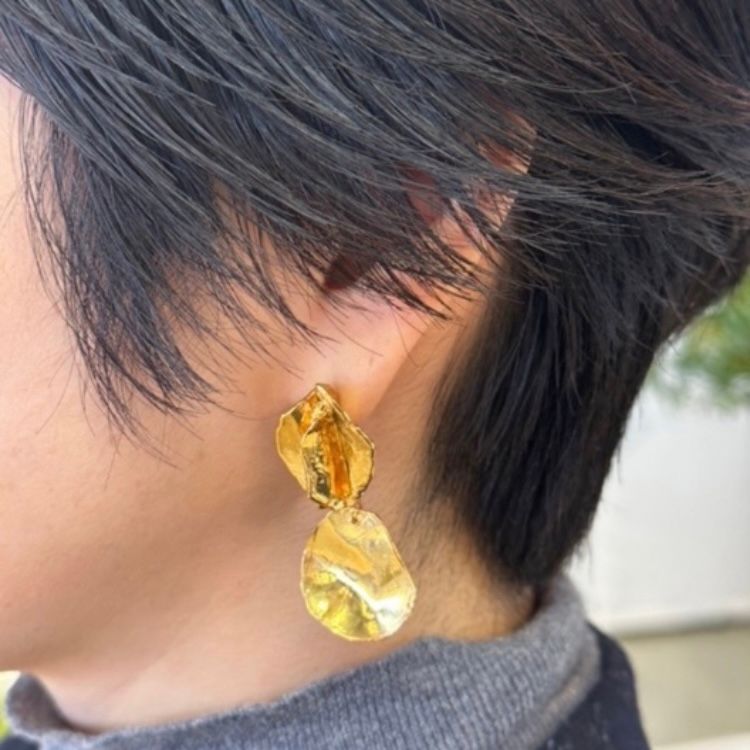 【お取り寄せ注文可能】Rose Petals Swing Earrings(両耳用）