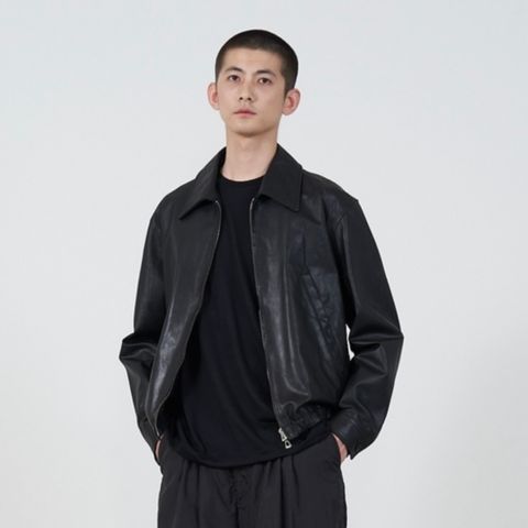【残りわずか】Leather Zip Blouson