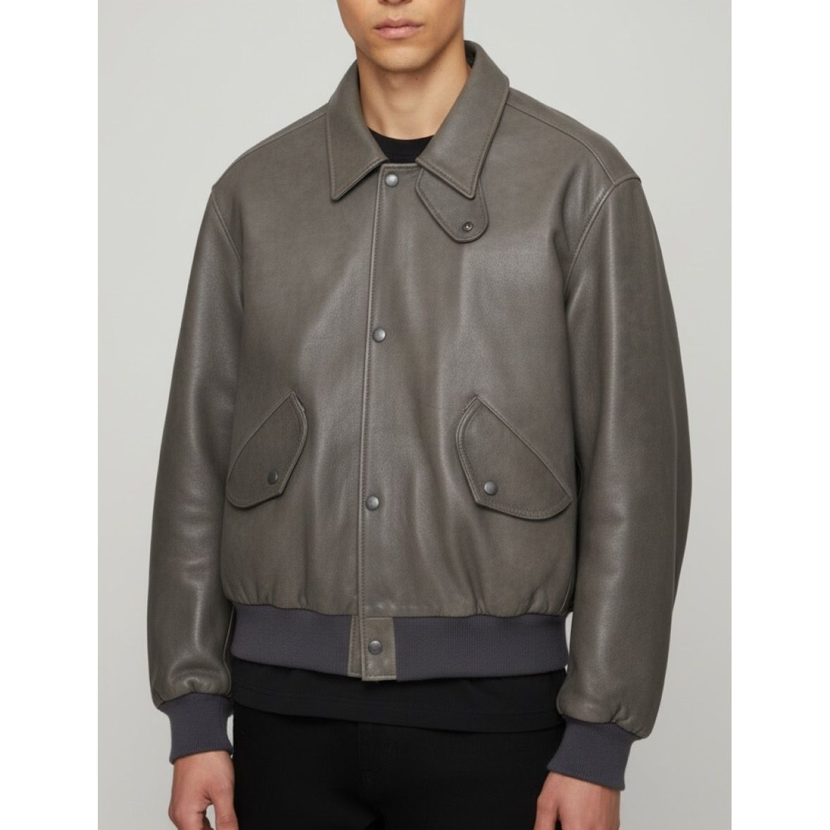 【残り一点】Lamb Leather Bomber Jacket