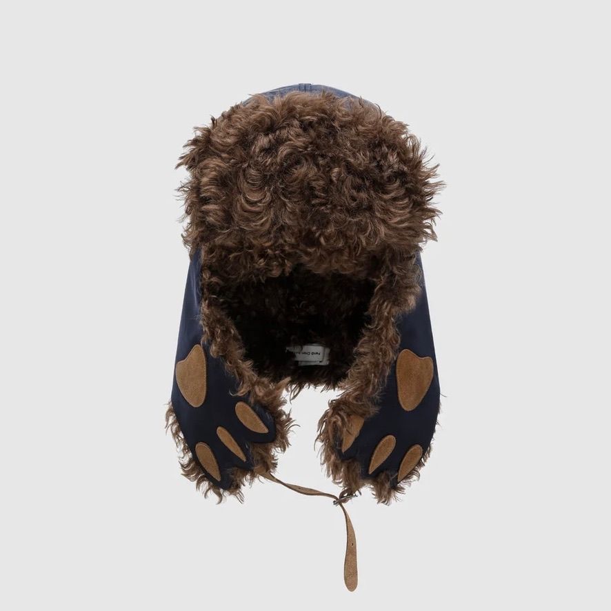 【残り一点】Cat Earflap Navy Blue Hat