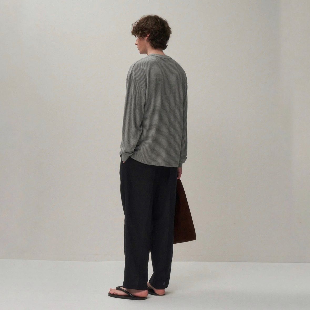 【残り一点】Suvin Double Jersey Crewneck Pullover