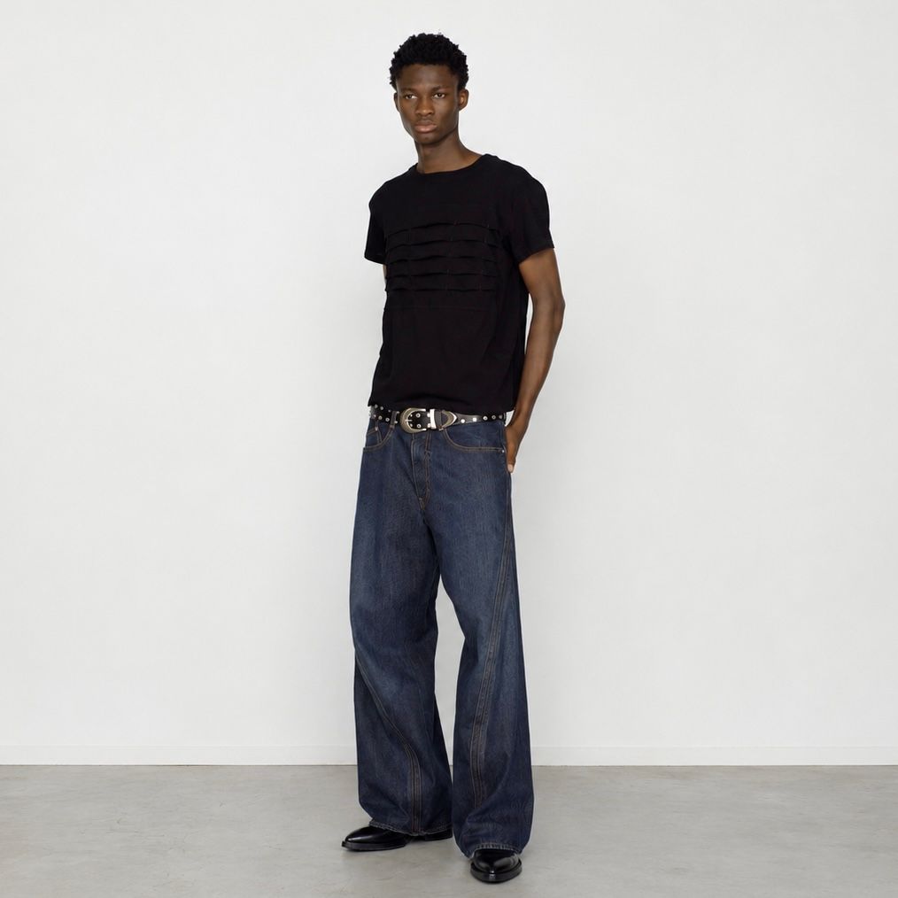 【残り一点】Pleated Half Sleeve T-Shirt