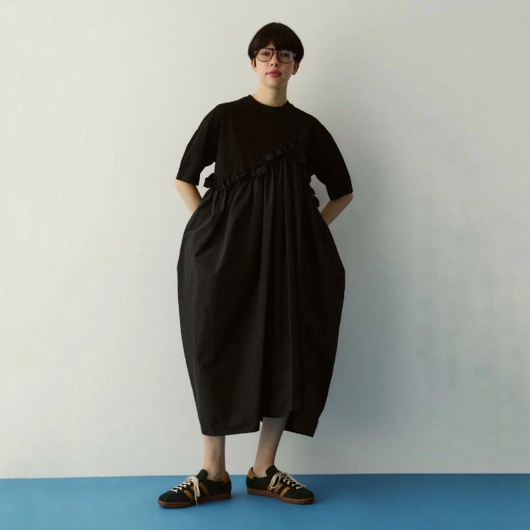 【残り一点】Wave Frill Cut Dress