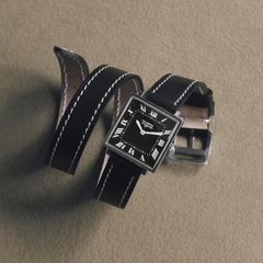 【残り一点】Carré Double Loop(MEN/STAINLEESS STEEL/BLACK×BLACK)