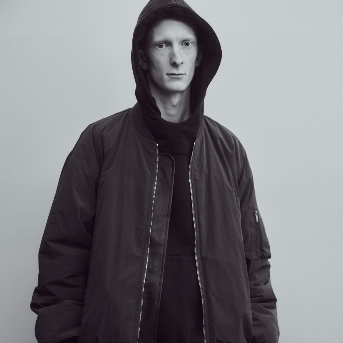 ssstein - 【残り一点】Untwisted Yarn Fade Sweat Hood LS