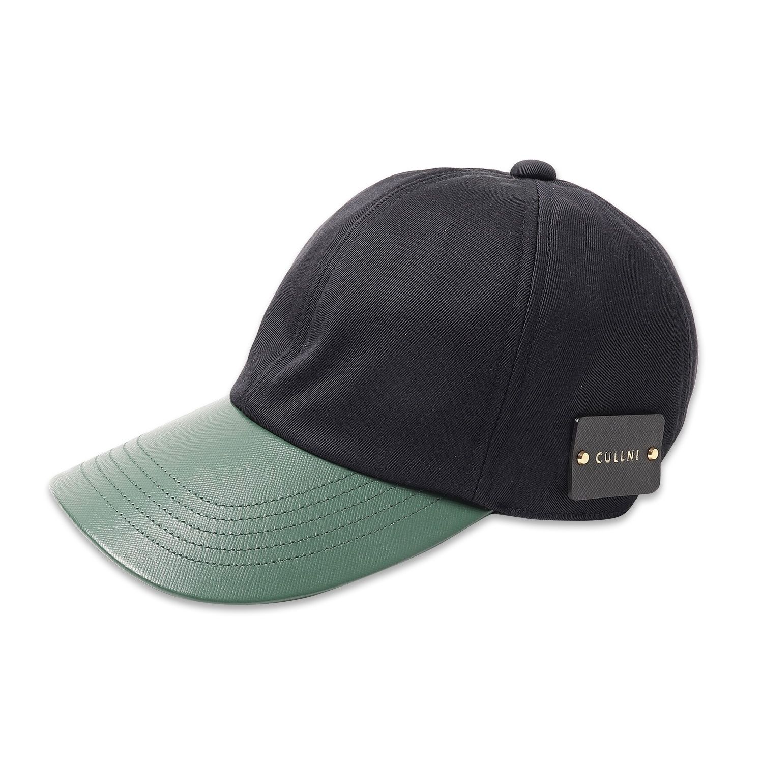 CULLNI - 【残り一点】Bicolor Leather Visor Cap | ACRMTSM ONLINE STORE