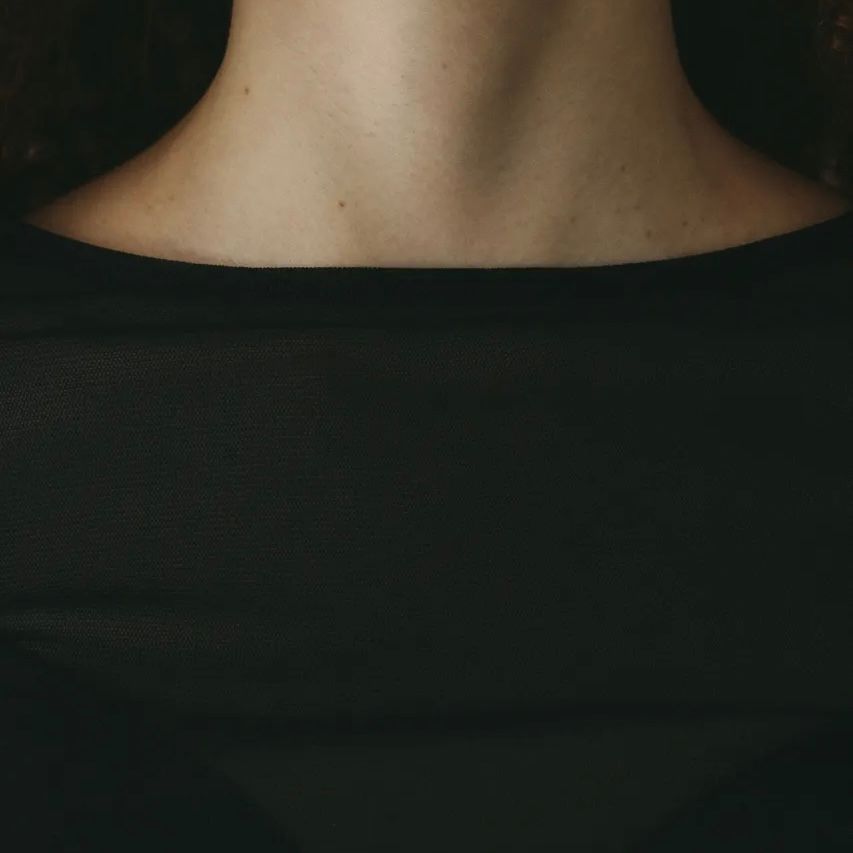 【残り一点】Border Sleeve Mesh Inner Tops