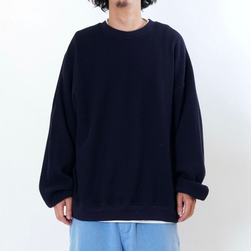【残り一点】Waffle Crew Neck
