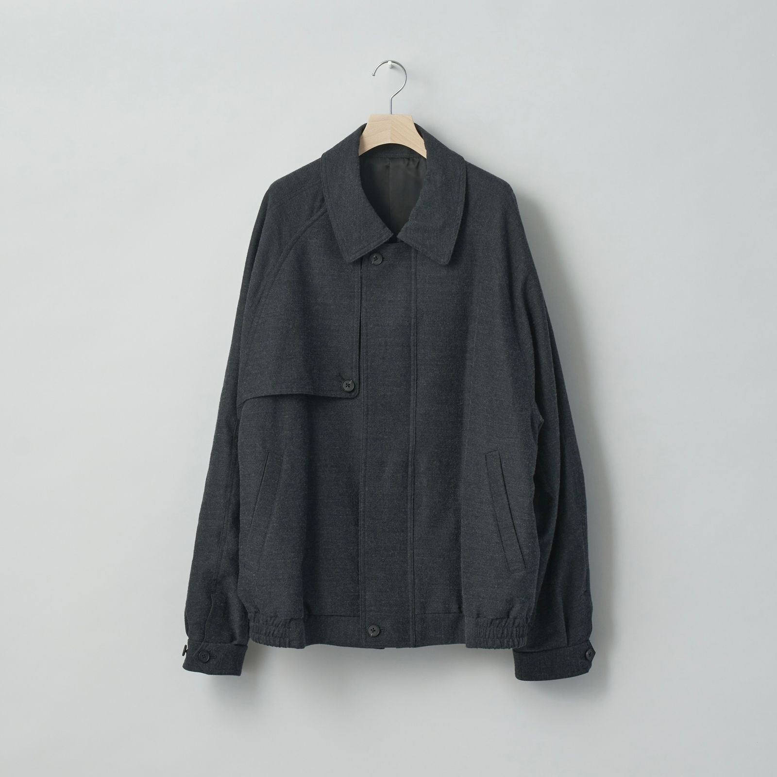 stein wool zip jacket M ネイビー - ブルゾン