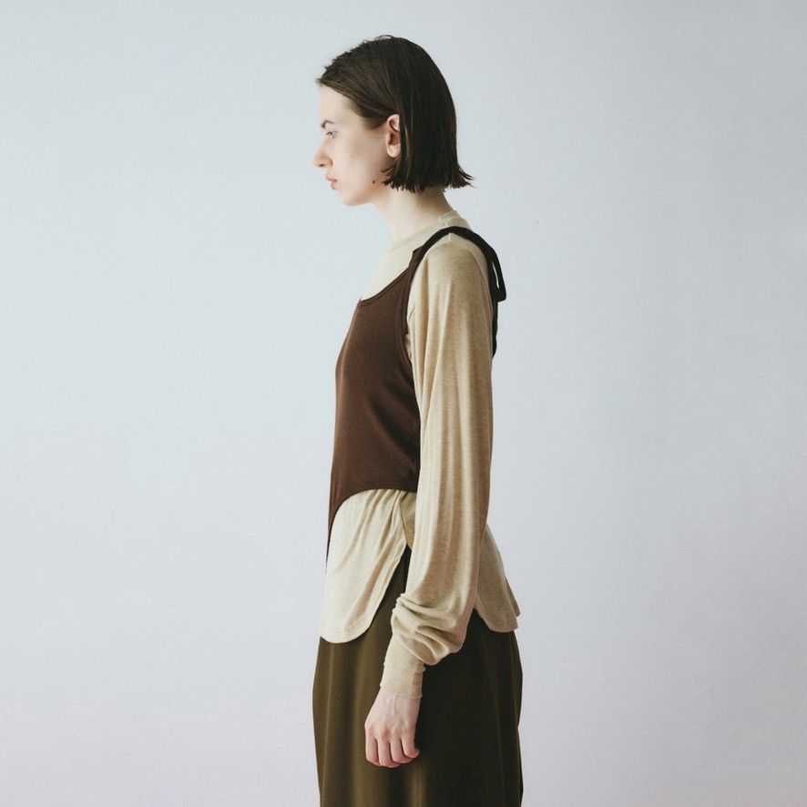 【残り一点】Sheer Layered Cut Tops