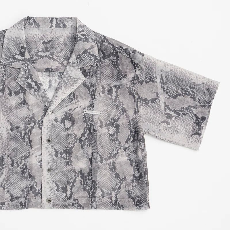 【残り一点】Python Print Sheer Shirt