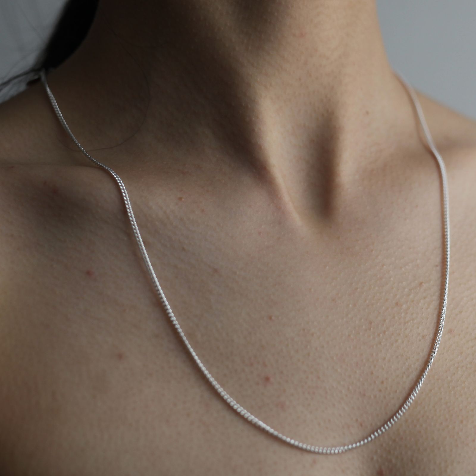 【お取り寄せ注文可能】Unisex Curb Chain Necklace 60
