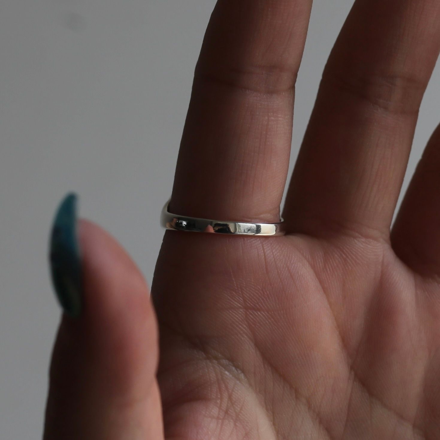 【残り一点】Signet Oval Ring S(LABRADORITE)
