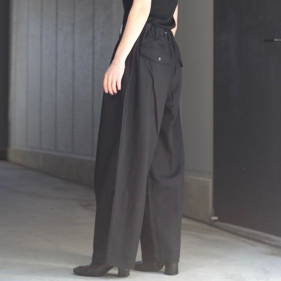 【残り一点】コットンツイルイージーパンツ