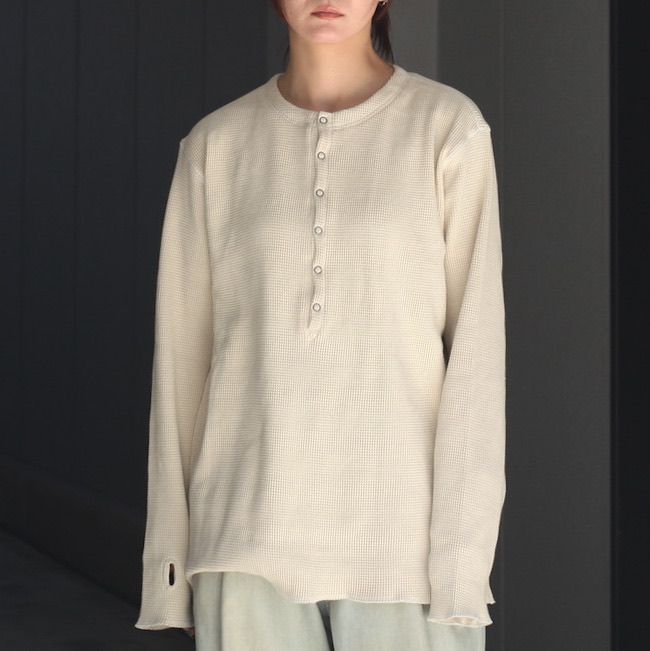 【残り一点】Waffle Henry Neck Shirts