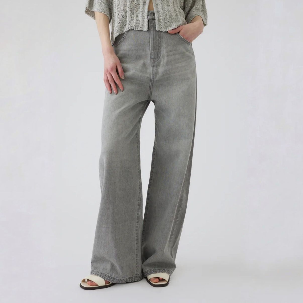 【残り一点】Middle Straight Light Denim