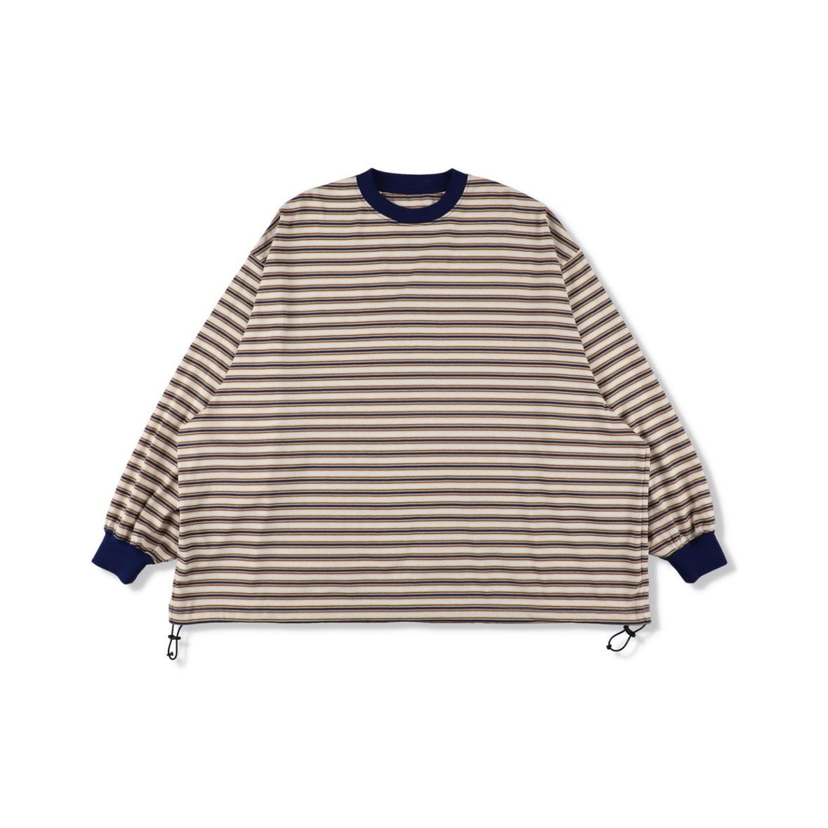【残り一点】Balloon Border Long-Sleeve T-Shirt