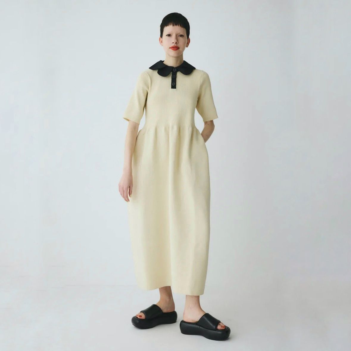【残り一点】Knit Balloon Dress