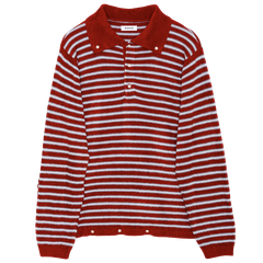 【残り一点】90 Flip Stripe Pile Knit