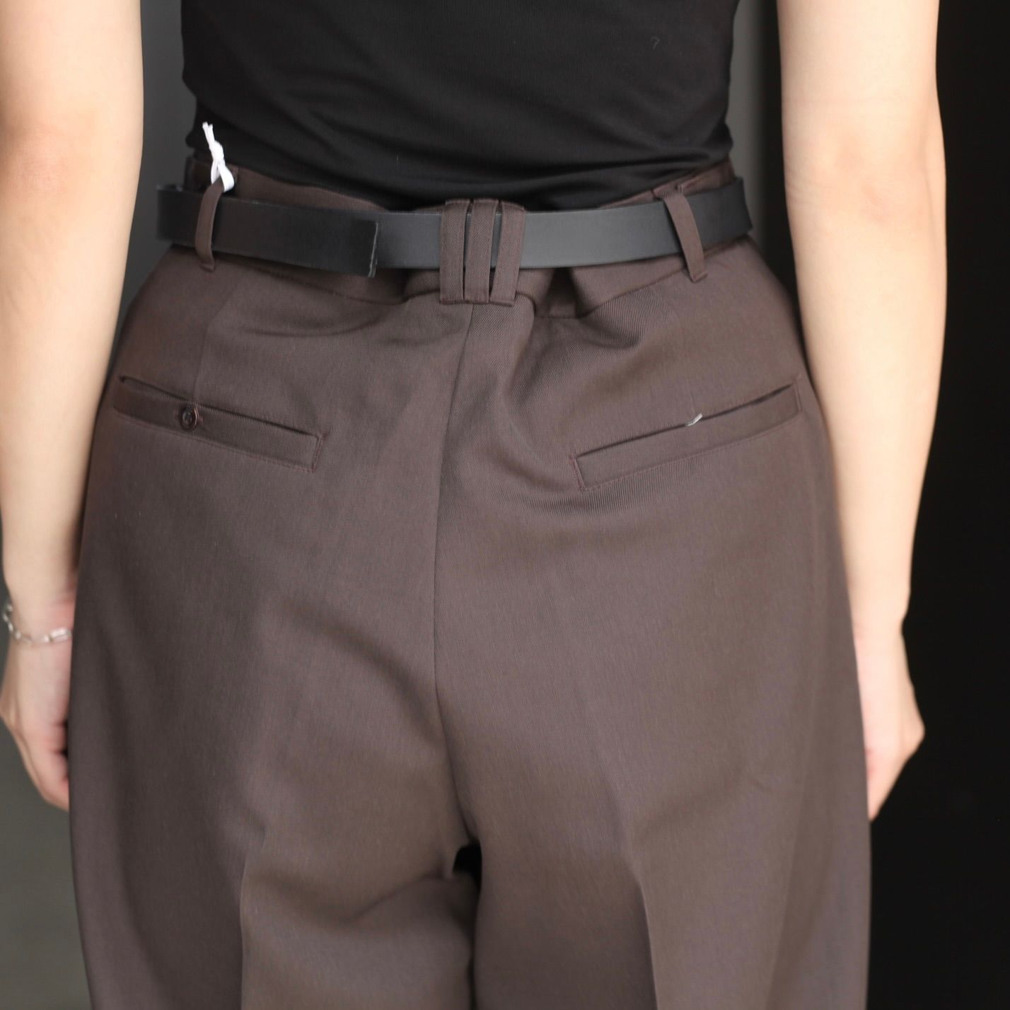 【残り一点】3pleated Wide-leg Trousers