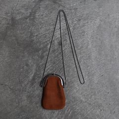 【残り一点】Chain Frame Purse(ODD_COW NUBUCK)