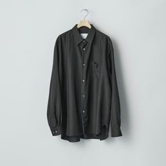 【残りわずか】Wool/Silk Regular Collar Shirt