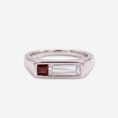 【残り一点】Lamp Signet(SILVER×CLEAR)
