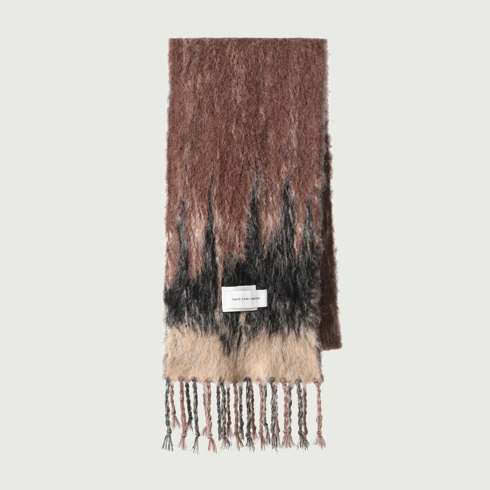 【残り一点】Gradient Jacquard Knit Scraf