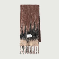 【残り一点】Gradient Jacquard Knit Scraf