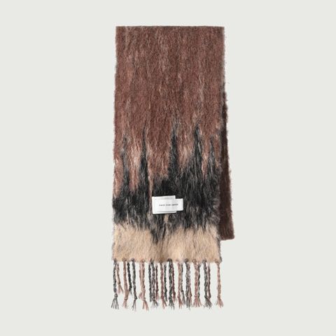 【残り一点】Gradient Jacquard Knit Scraf