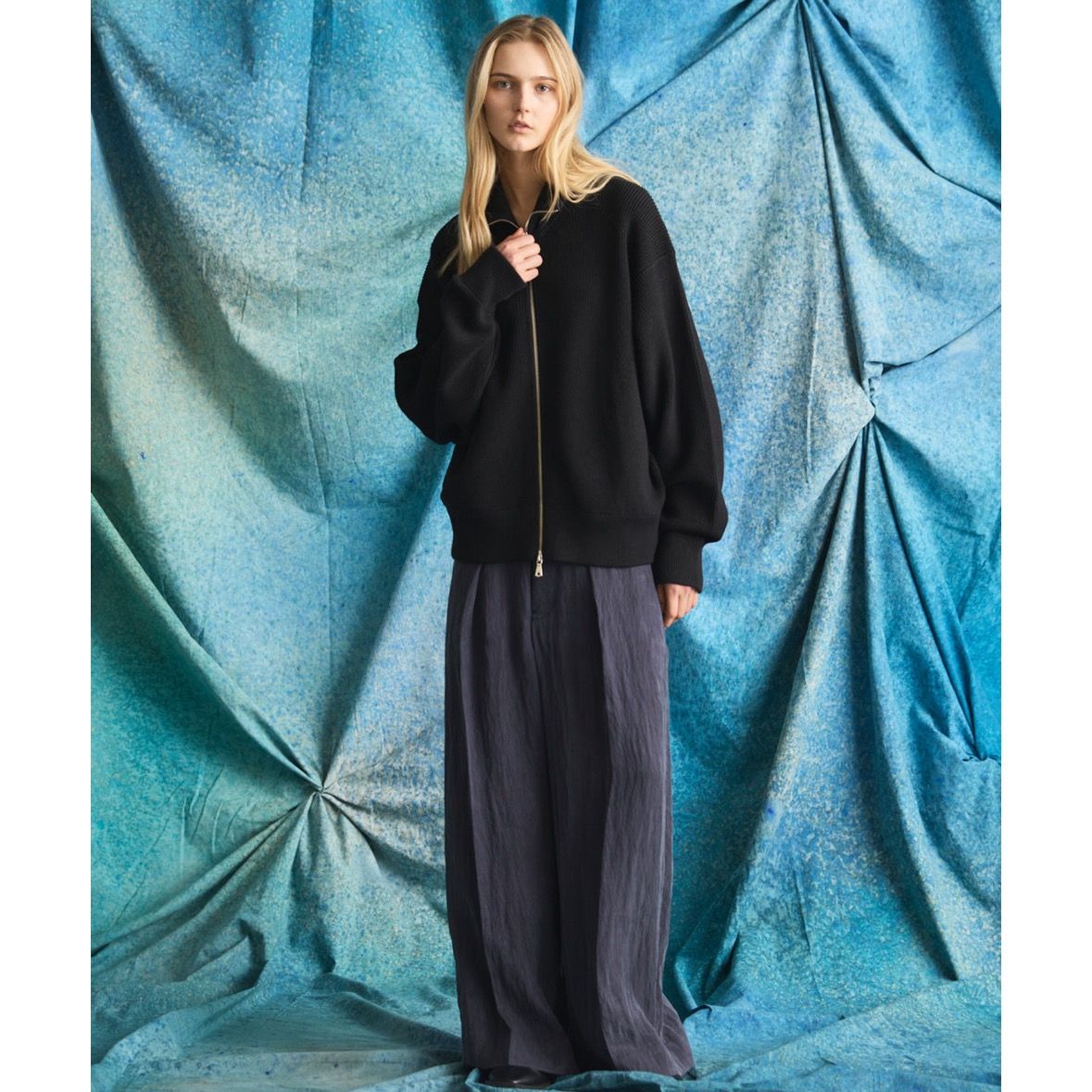 【残り一点】C/A Prime-Over Drivers Zip Knit