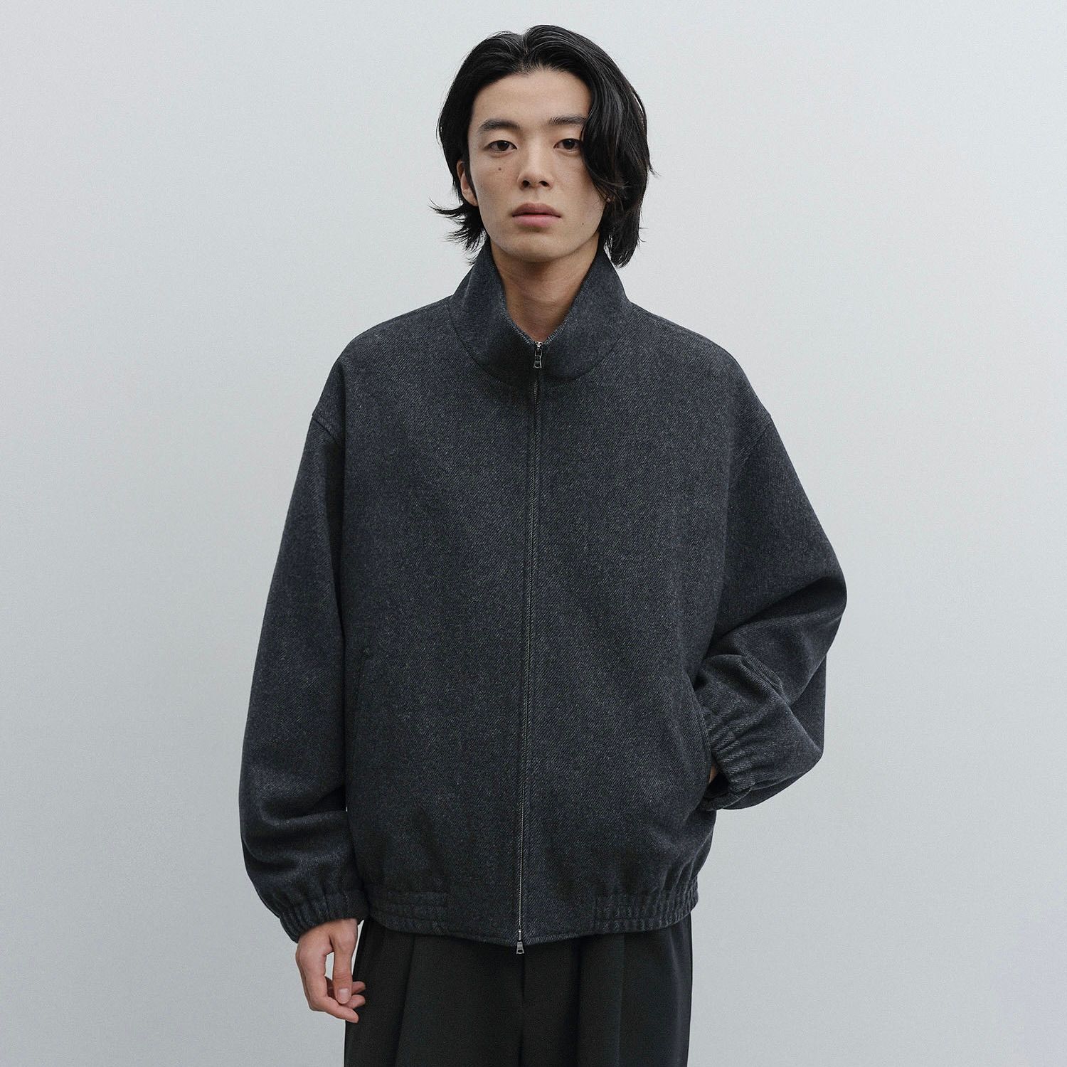 【残り一点】Library Wool Track Blouson