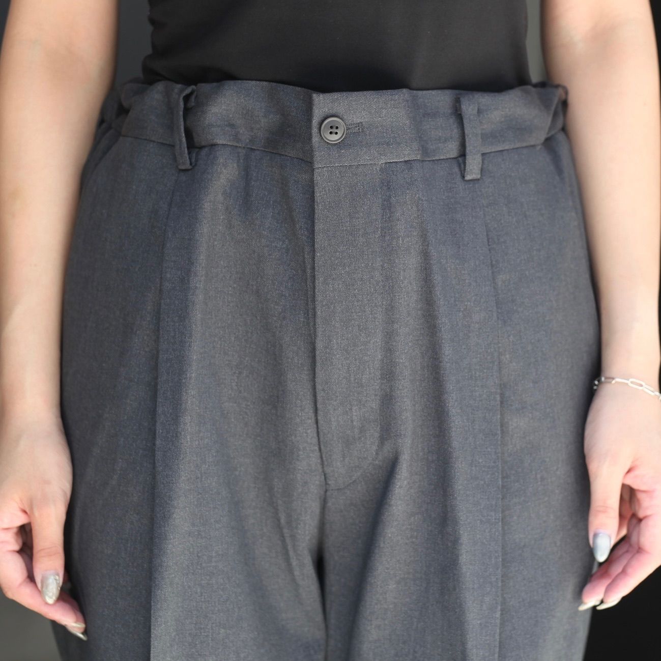 【残り一点】One Pleated Trousers