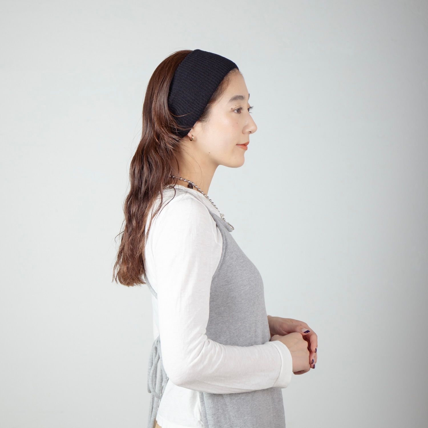 【残り一点】Rib Knit Hair Band