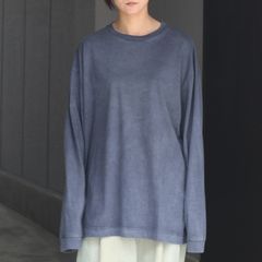 【残り一点】36G Low Twist Garment Dye L/S Tee