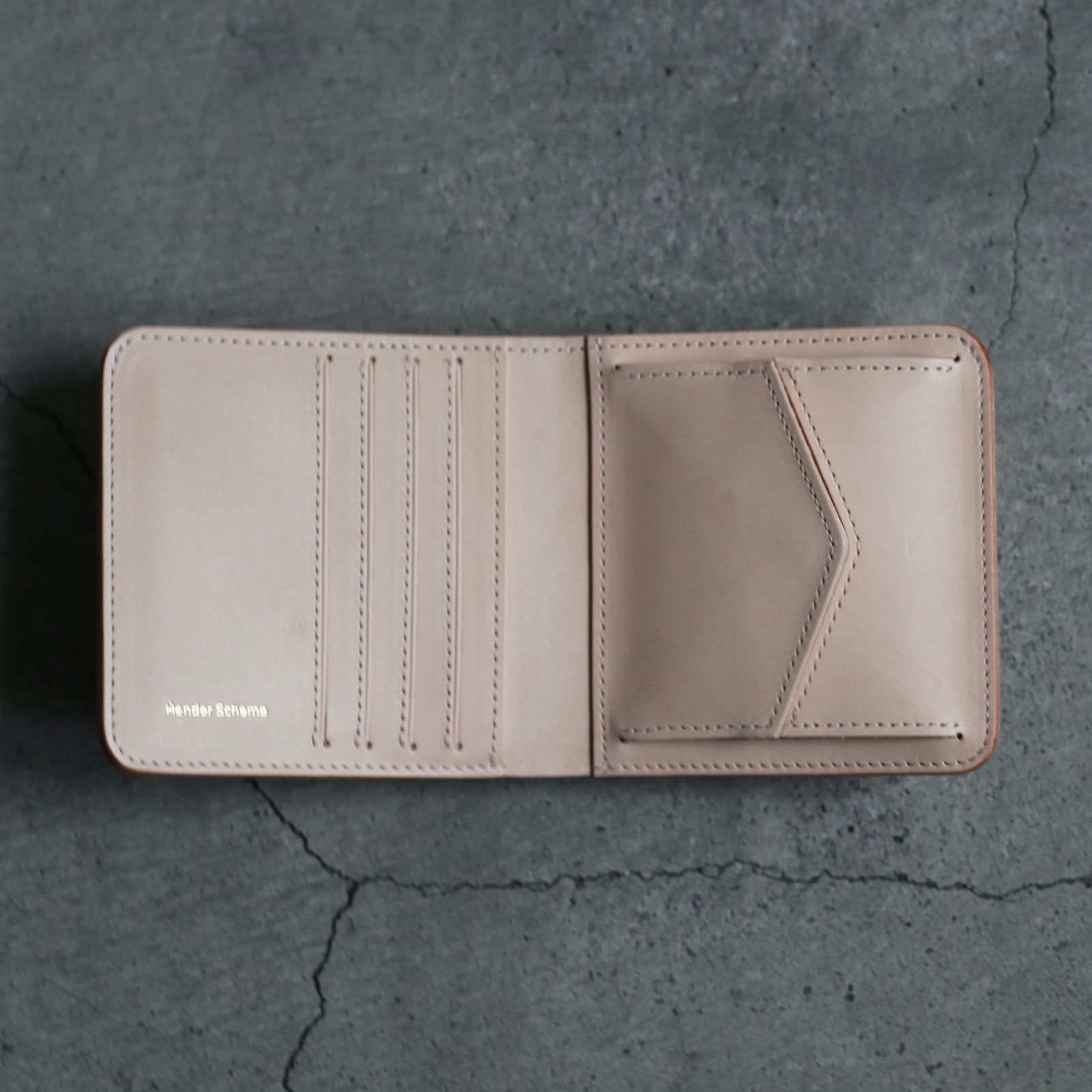 Hender Scheme - 【次回入荷1月中旬予定】Seamless Wallet(NATURAL