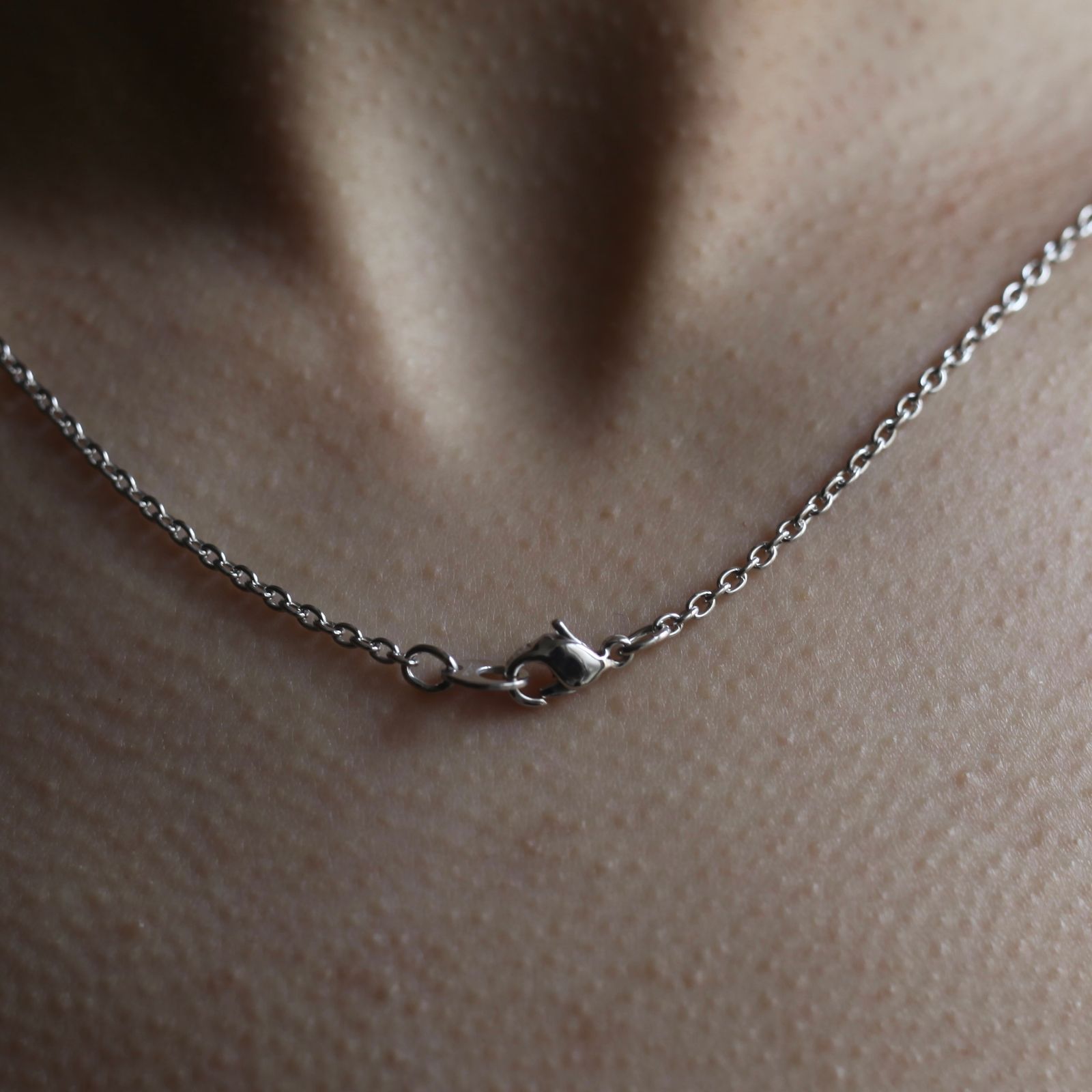 【残りわずか】Oval Chain Necklace(SILVER)